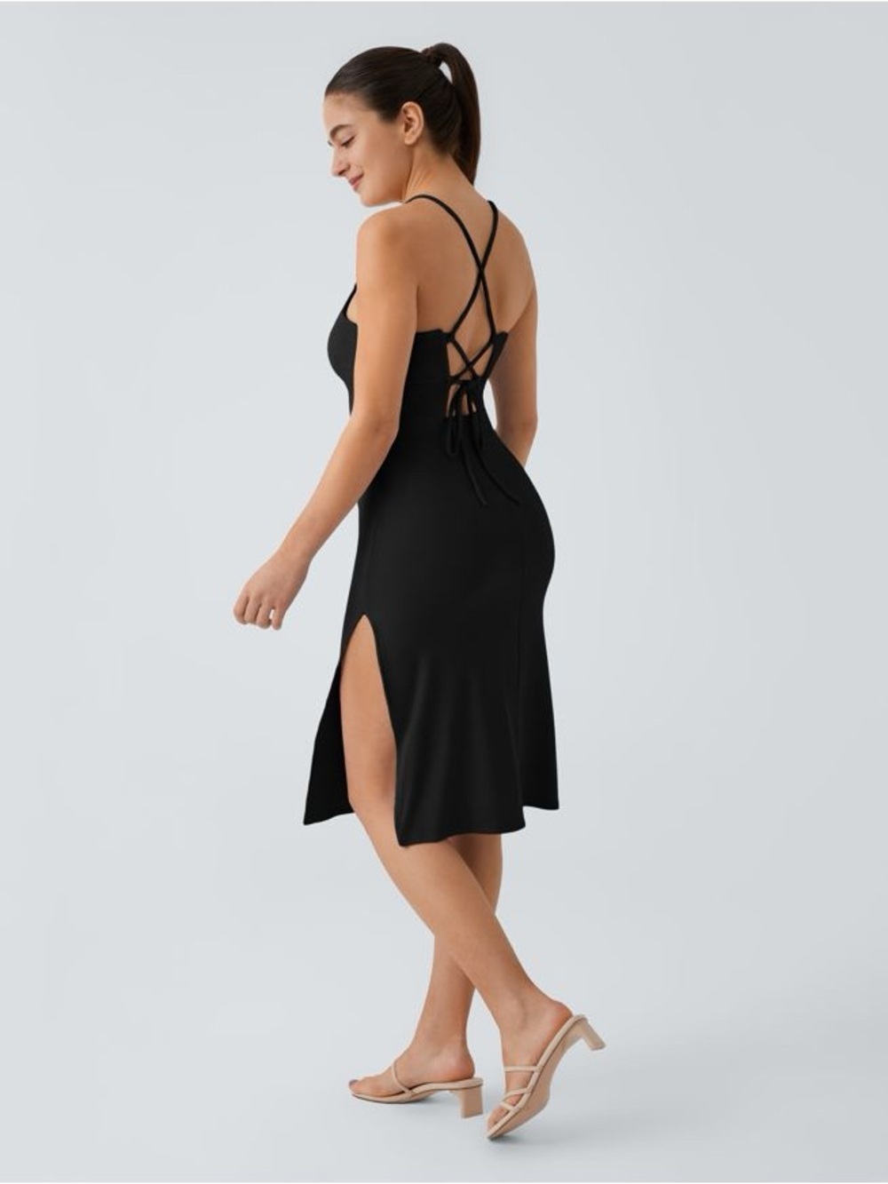 Halara everyday strap bodycon mini chill dress medium